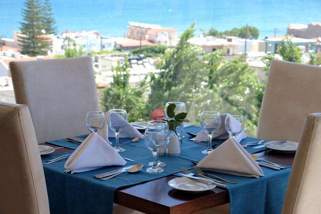 Galini Sea View Hotel Agia Marina Restauracja zdjęcie